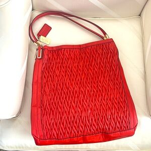 COACH Leather Shoulder Bag